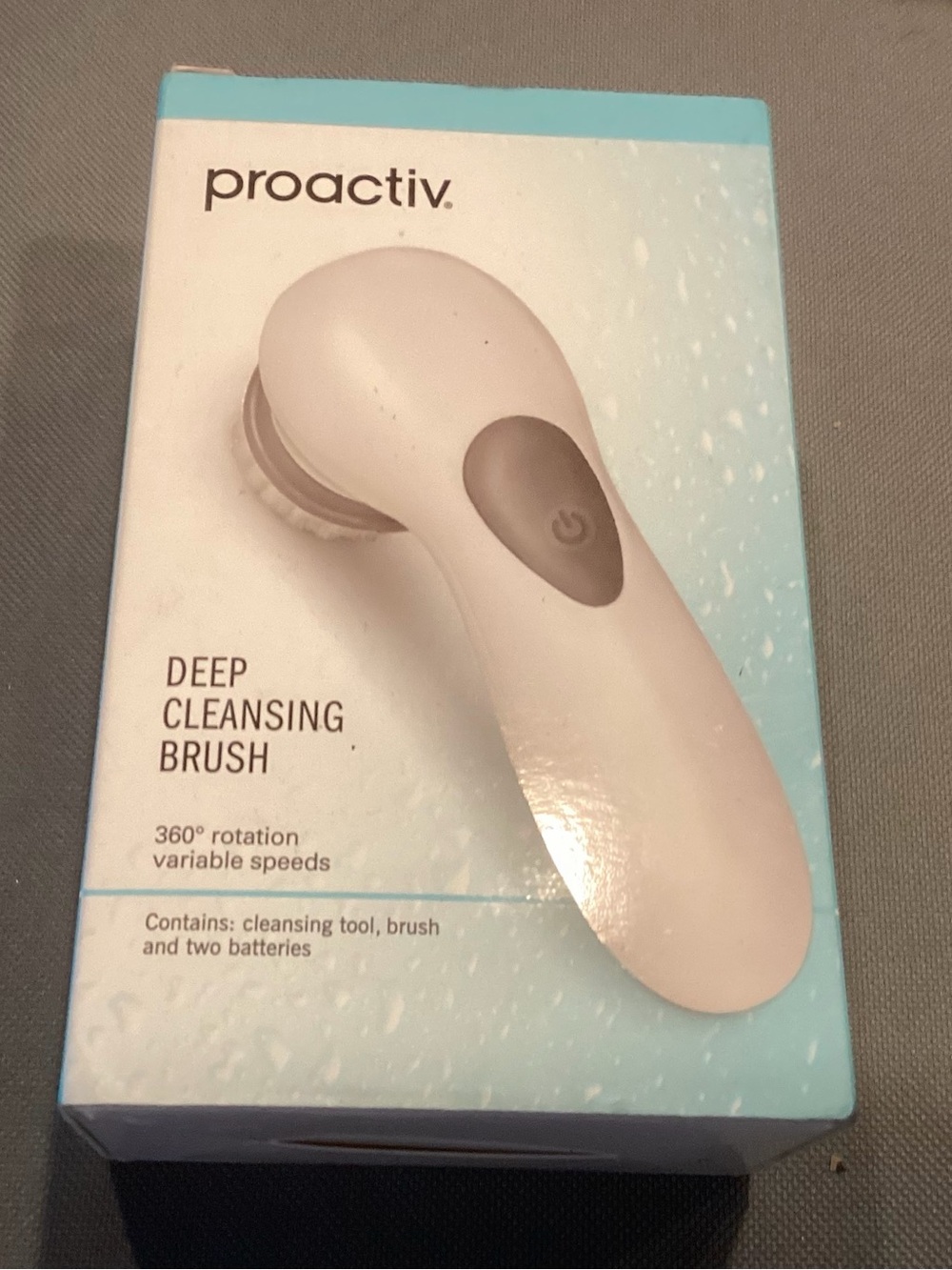 Proactiv Deep Cleansing Brush 360° Facial Cleanser Tool + 2 Batteries New In Box